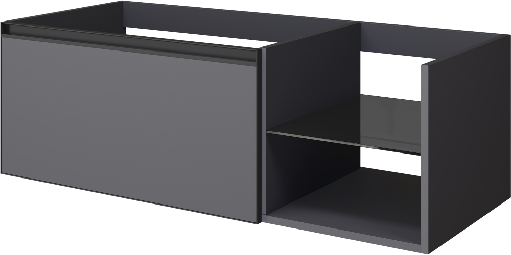 Тумба под раковину 120 см с подсветкой ArmadiArt Quatro 6 790-M6-120-A-A-LED