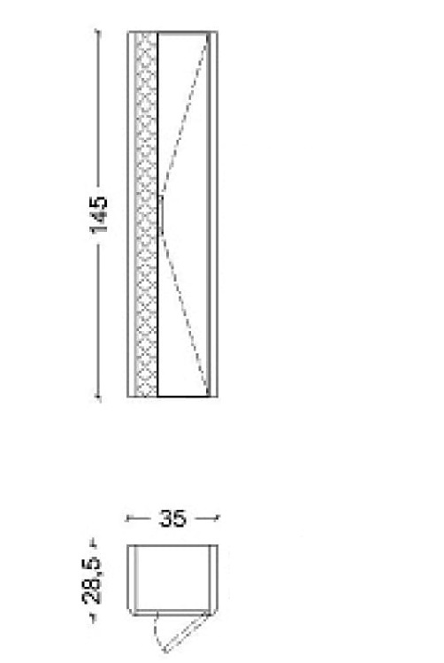 Пенал 35 см ArmadiArt Rombo 779-BG